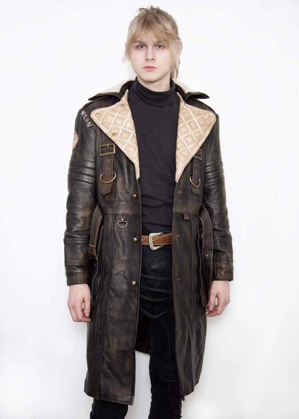 Fallout Elder Maxson Battle Coat Leather Trench