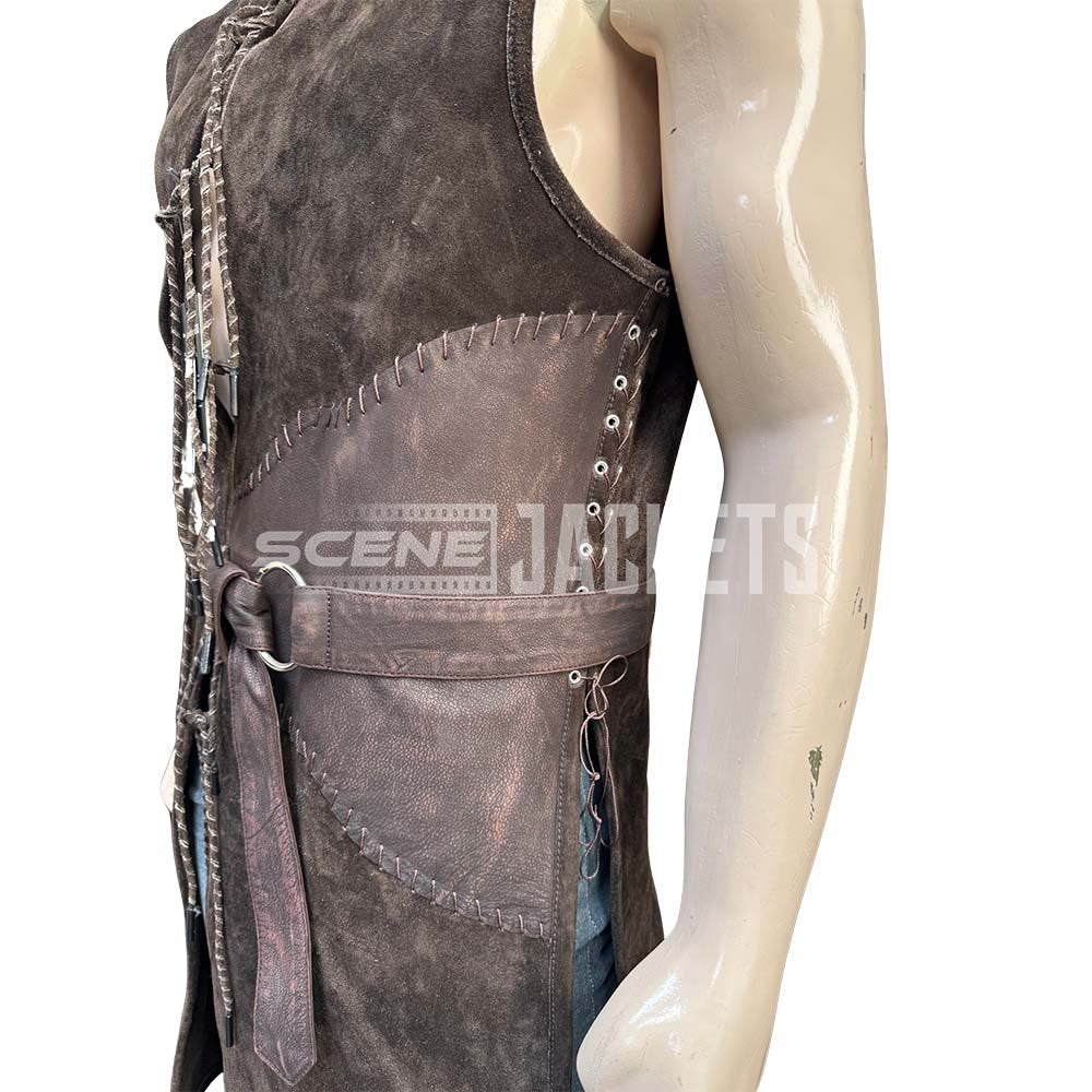Handmade Aragorn Cosplay Leather Vest