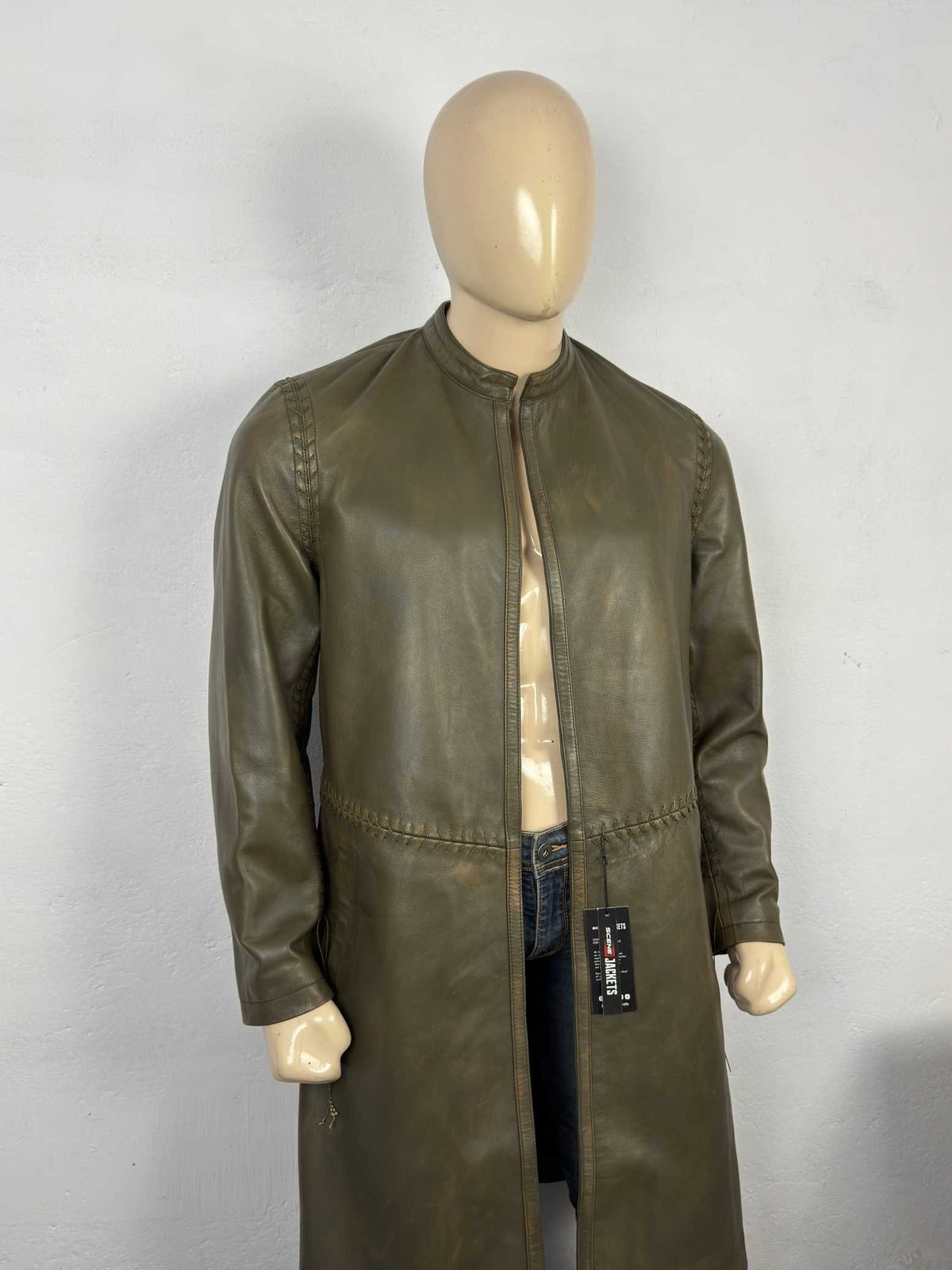 LOTR Aragorn trench coat full length view