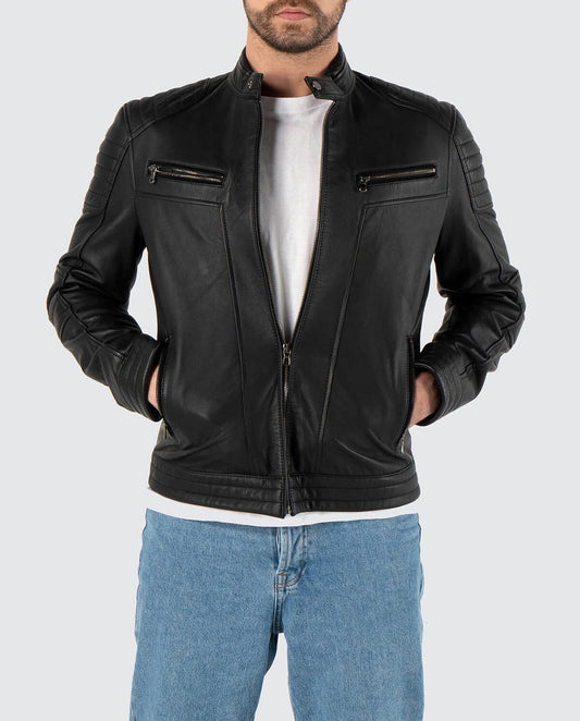 Shop Genuine Leather Black Men’s Jacket