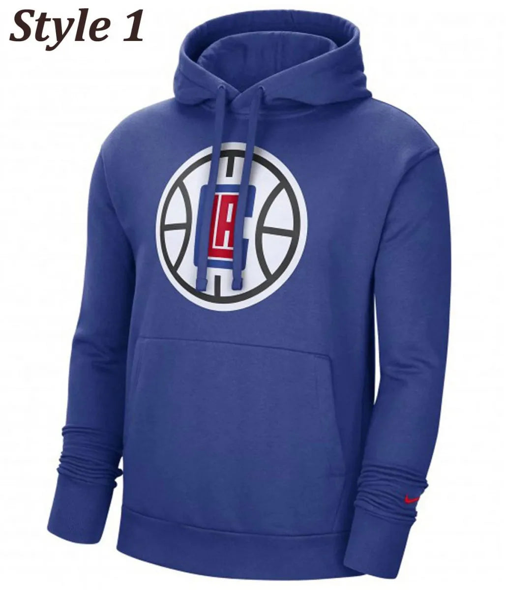 LA Clippers NBA Blue Pullover Hoodie