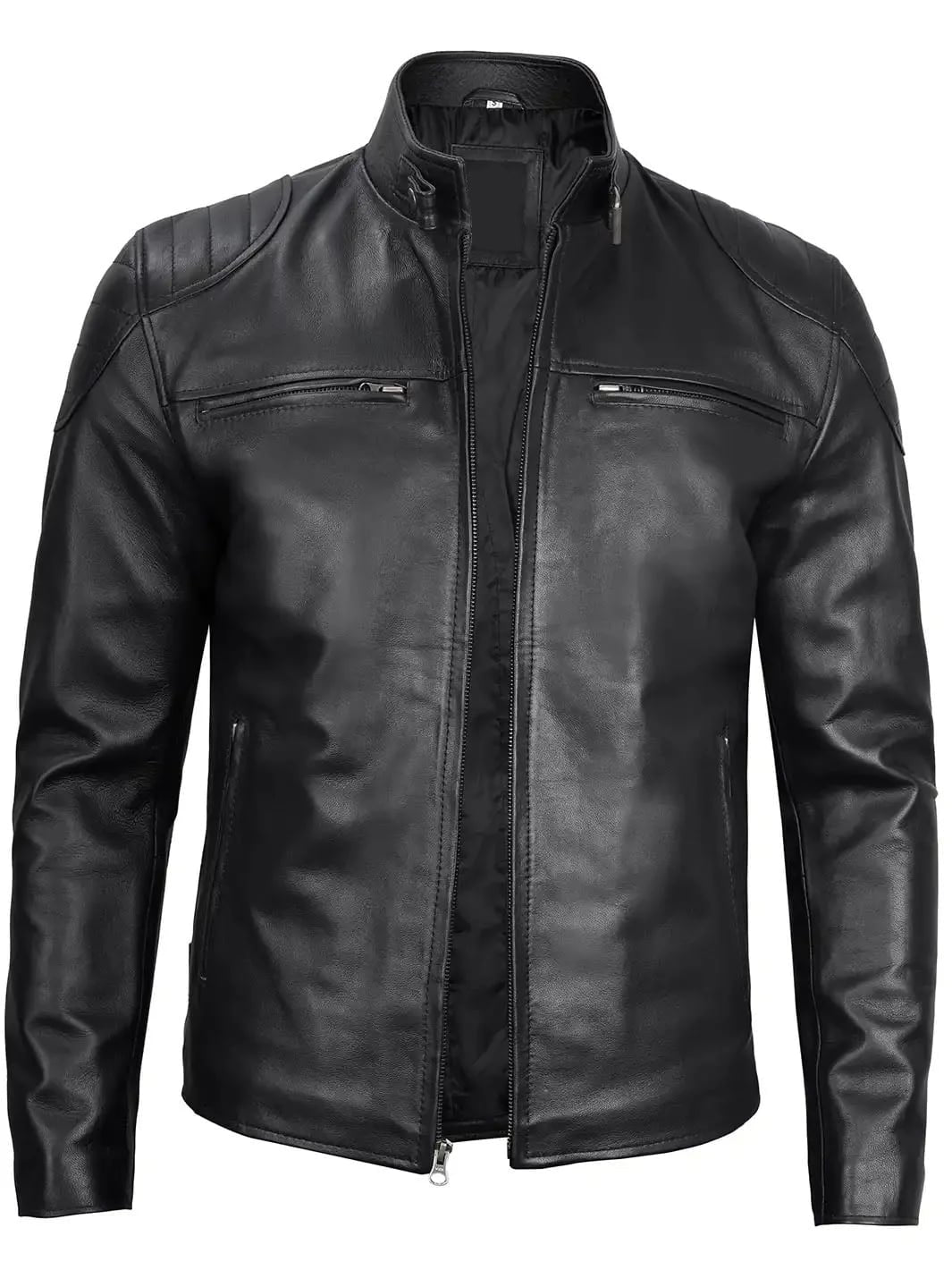 Shop Men’s Black Motorcycle Leather Jacket – Classic Style Meets Rugged Design
