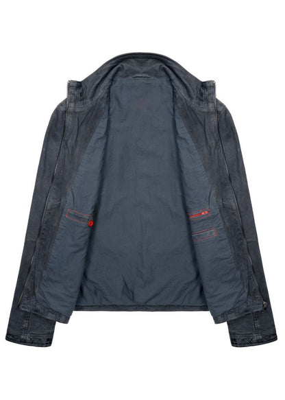 Shop Used Look Leather Jacket for Men's