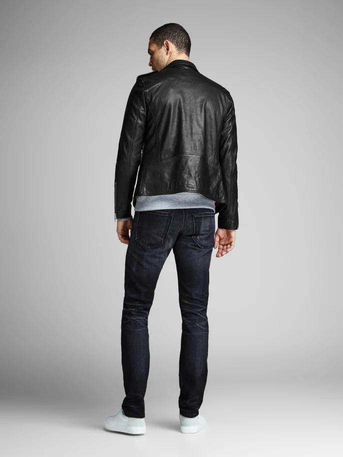 Shop Vintage Sheep Skin Biker Style Leather Jacket