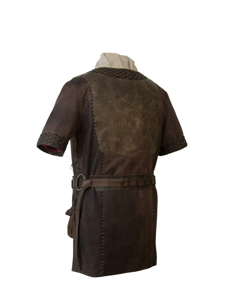 Handmade Ragnar Lothbrok Leather Vest: Vikings Cosplay Costume