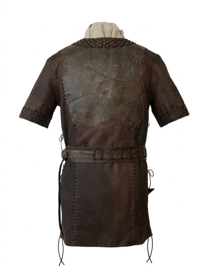 Handmade Ragnar Lothbrok Leather Vest: Vikings Cosplay Costume