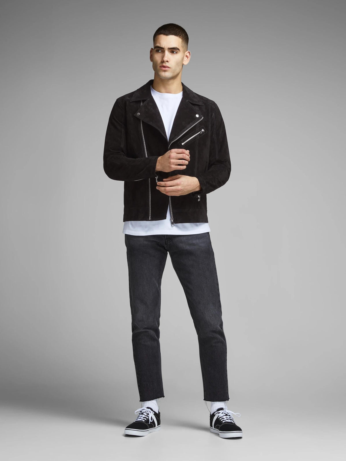 Shop Classic Winter Genuine Suede Leather Jacket For Men | Stylish Biker Jacket by TJS