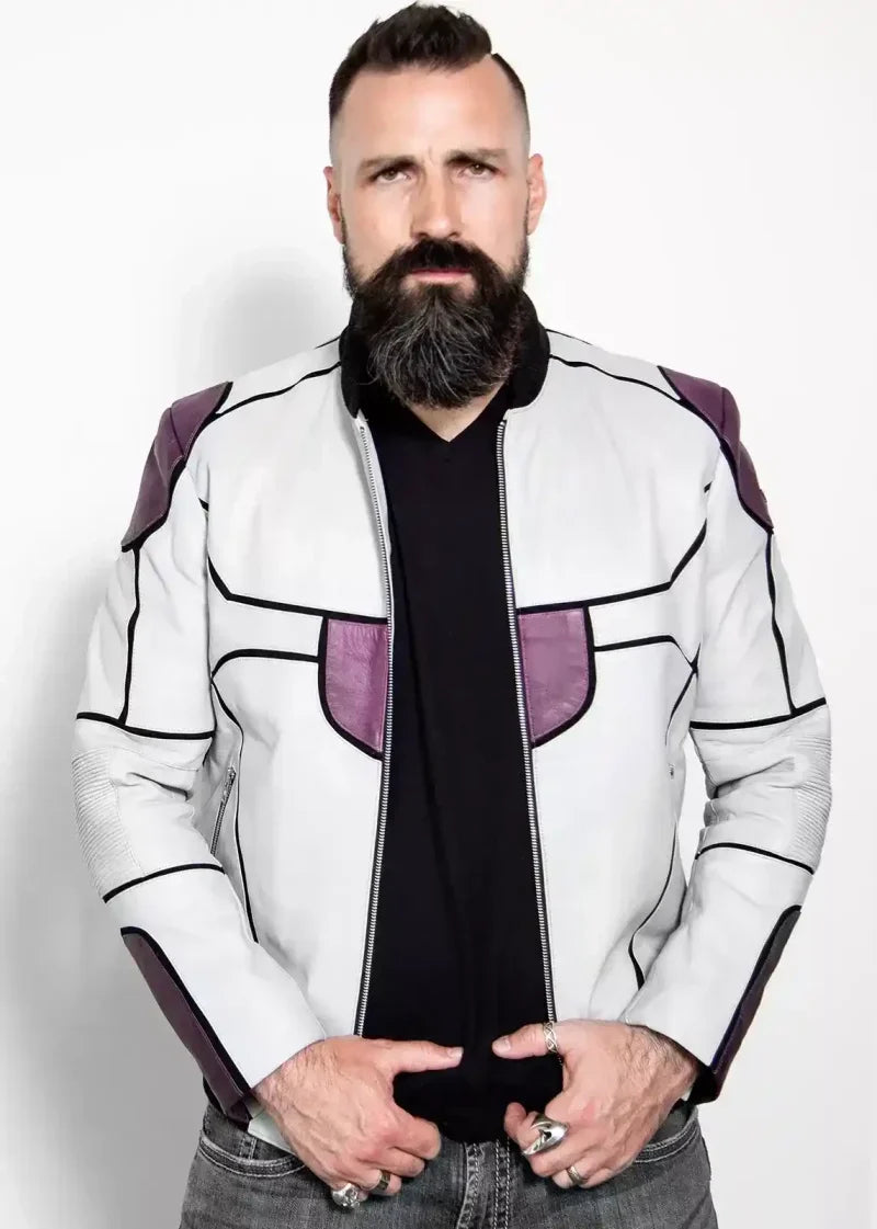 Shop Mens DBZ Frieza Final Form Leather Jacket