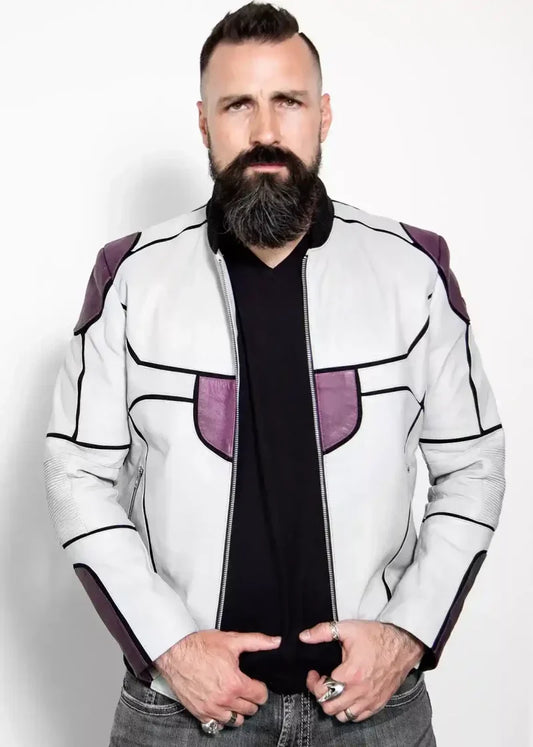 Shop Mens DBZ Frieza Final Form Leather Jacket