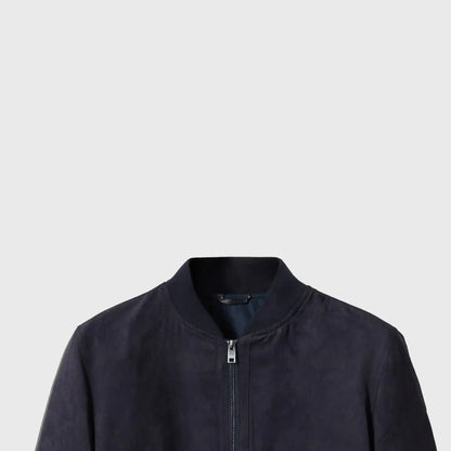 Shop The Elegant Suede Bomber - Men's Leather Jacket