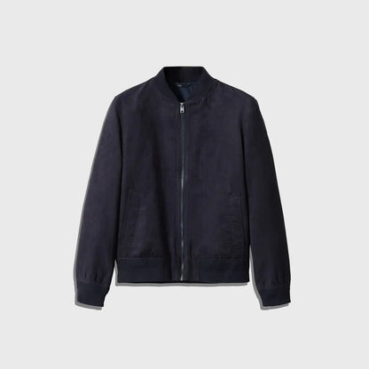 Shop The Elegant Suede Bomber - Men's Leather Jacket