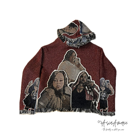 Womens Custom Tapestry Hoodie