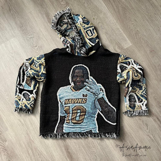 Handmade Womens Custom Tapestry Hoodie