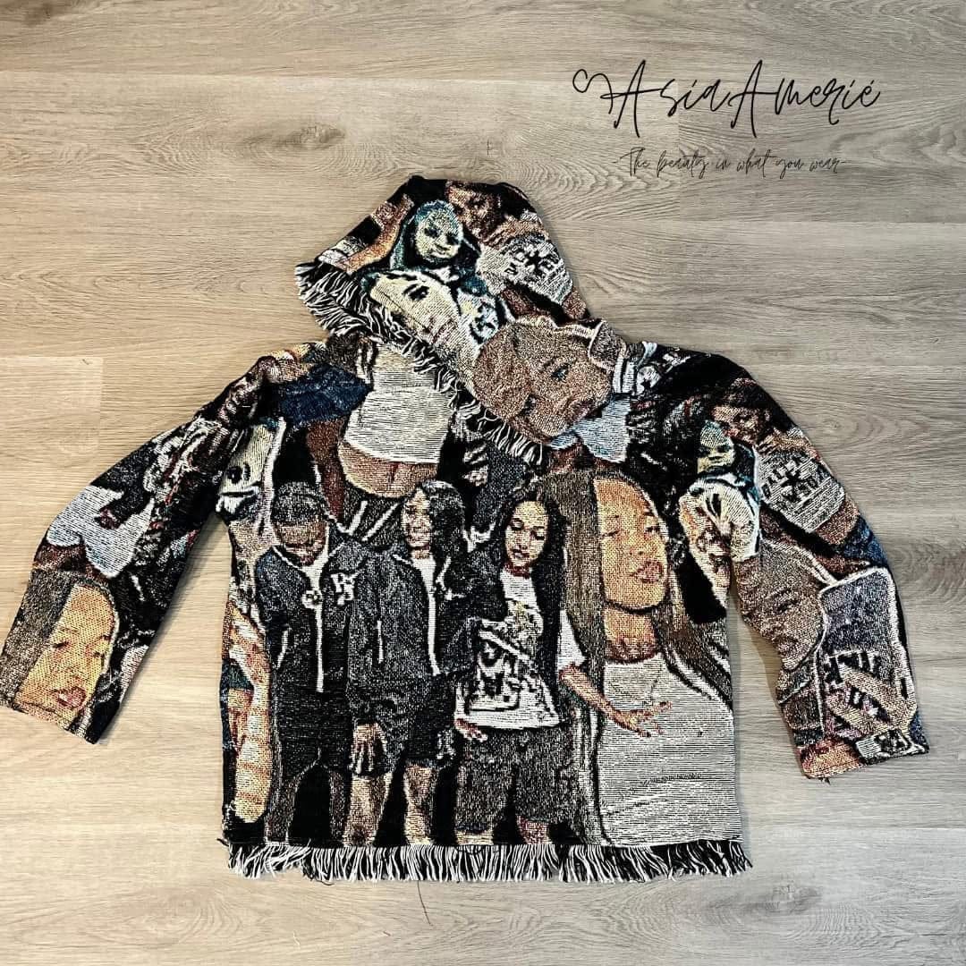 Tapestry Blanket Handmade Hoodie